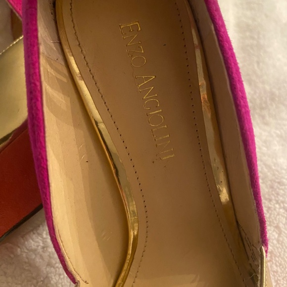 Enzo Anciolini platform open toe heels size 6.5 - Picture 5 of 6